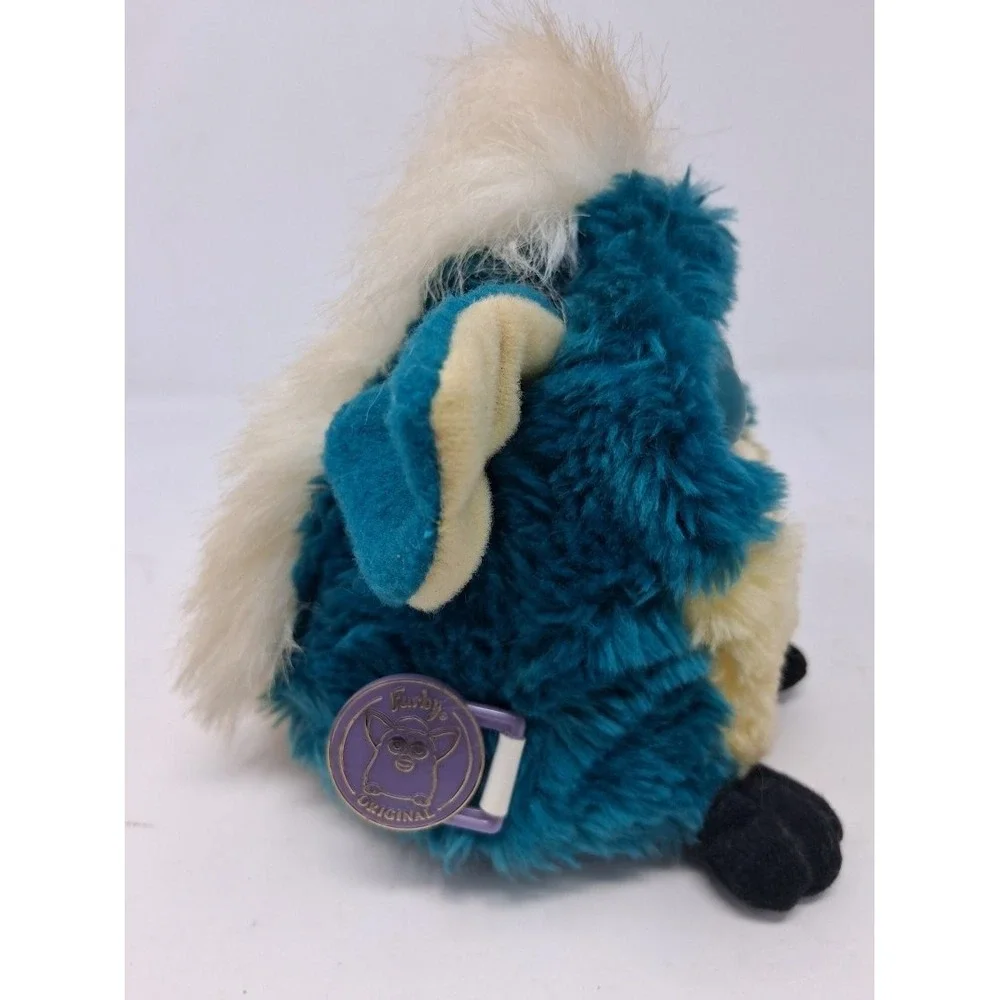 Tiger Electronics Furby Yellow Blue Dragon Series Tested Not Working. R